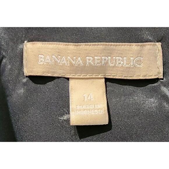 Banana Republic Sleeveless Gray Plaid Belted Wrap Dress Size 14 Womens Workwear - Picture 4 of 7